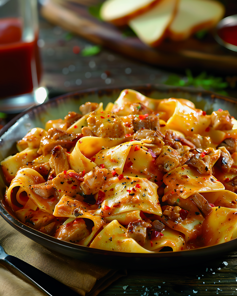 Braised Pork Pappardelle