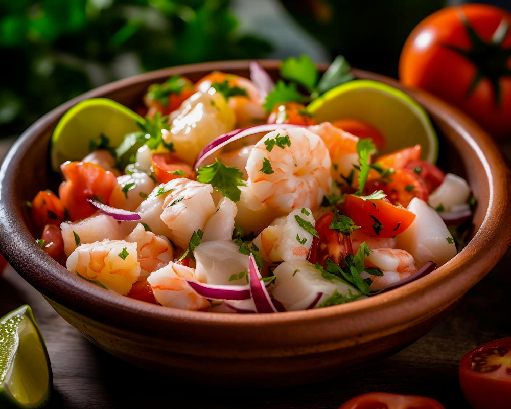Ceviche Style Shrimp (not raw)