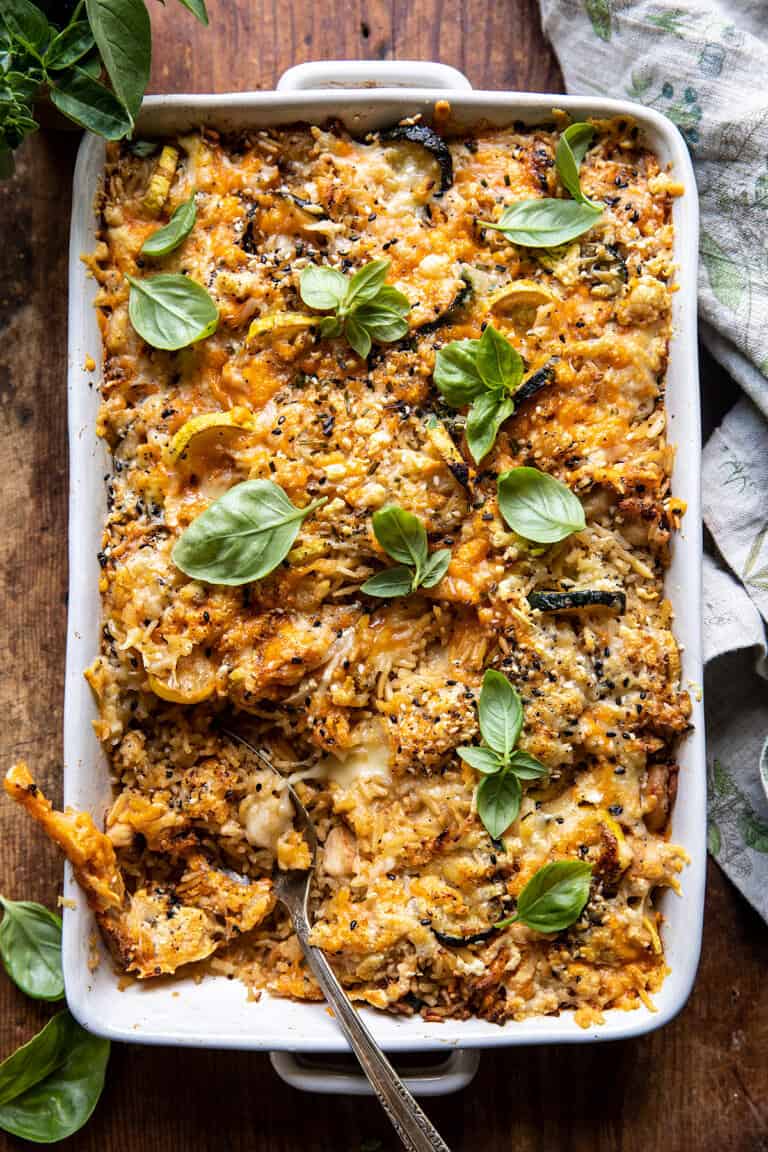 Special - Cheesy Zucchini Chicken and Rice Casserole