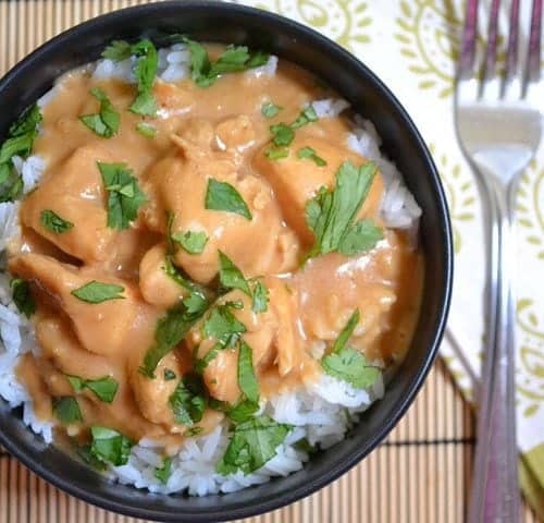 Thai Chicken with Peanut Sauce