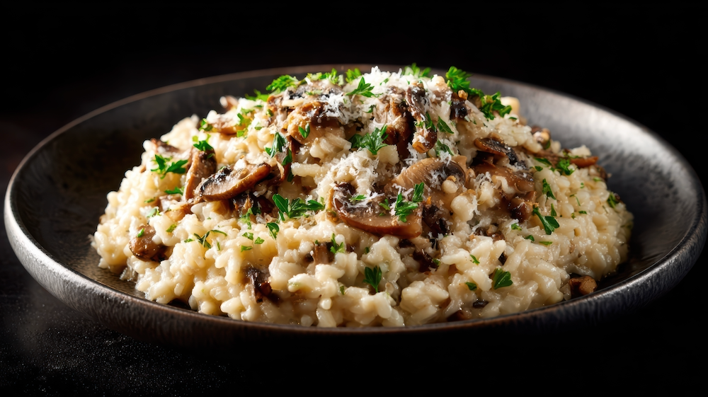 Wild Mushroom Risotto - Vegetarian