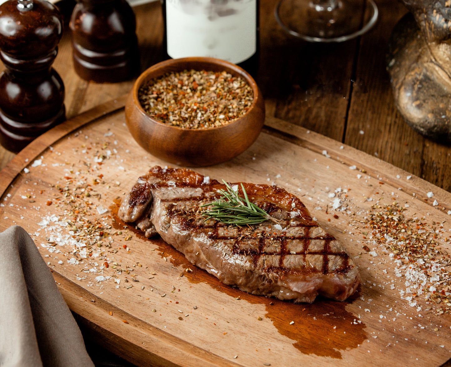 NY Steak with Au Gratin Potato