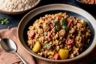 Picadillo with Black Beans
