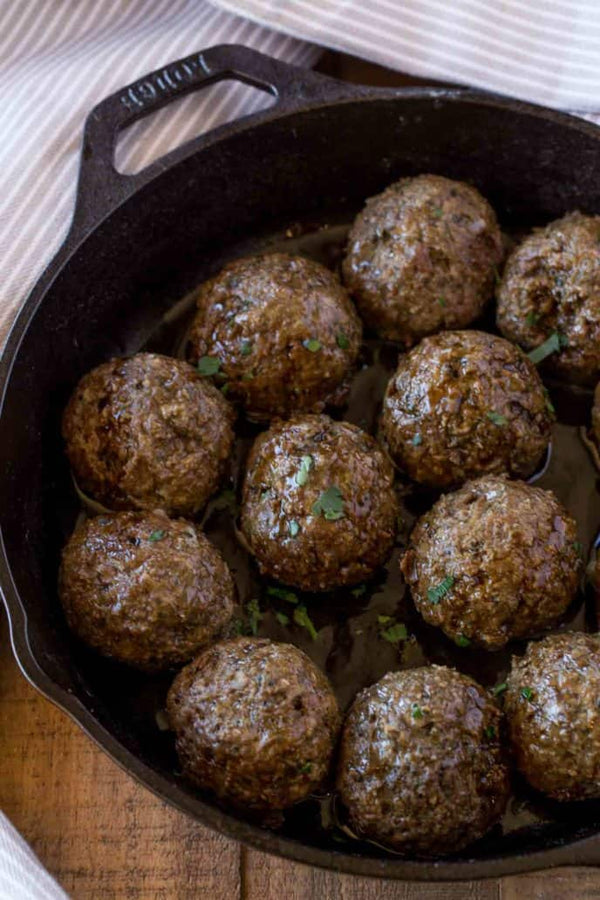 Paleo Thai Basil Meatballs
