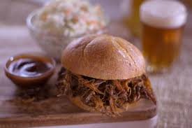 Curried Pulled Pork Sammies with Coleslaw