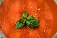 Creamy Rustic Basil Tomato Soup