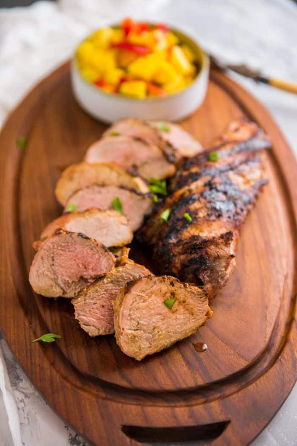 Paleo Jerk Pork with Mango Salsa