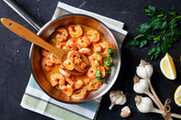 Lemon Garlic Shrimp With Parmesan Risotto