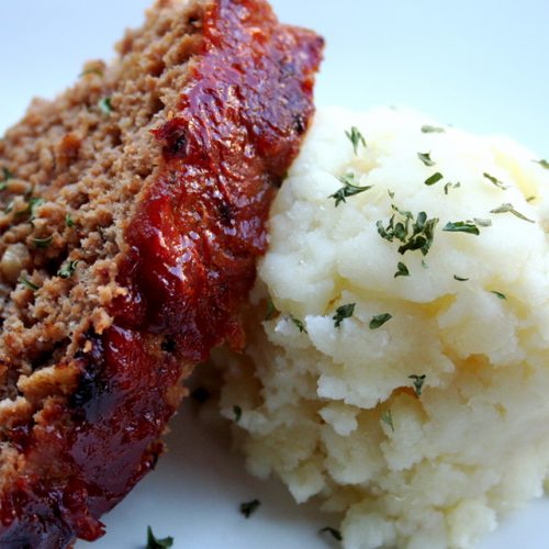 Mama's Meatloaf & Mashed Potatoes