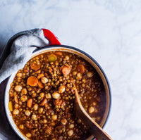 Moroccan Chickpea and Lentil Stew